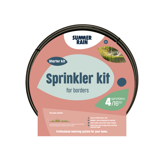 Sprinkler kit for borders 16m²